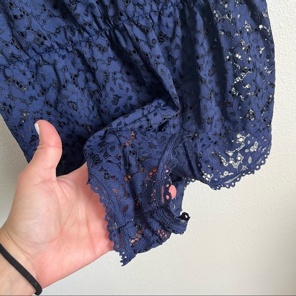 Victoria’s Secret / Blue Lace Romper - Picture 6 of 8